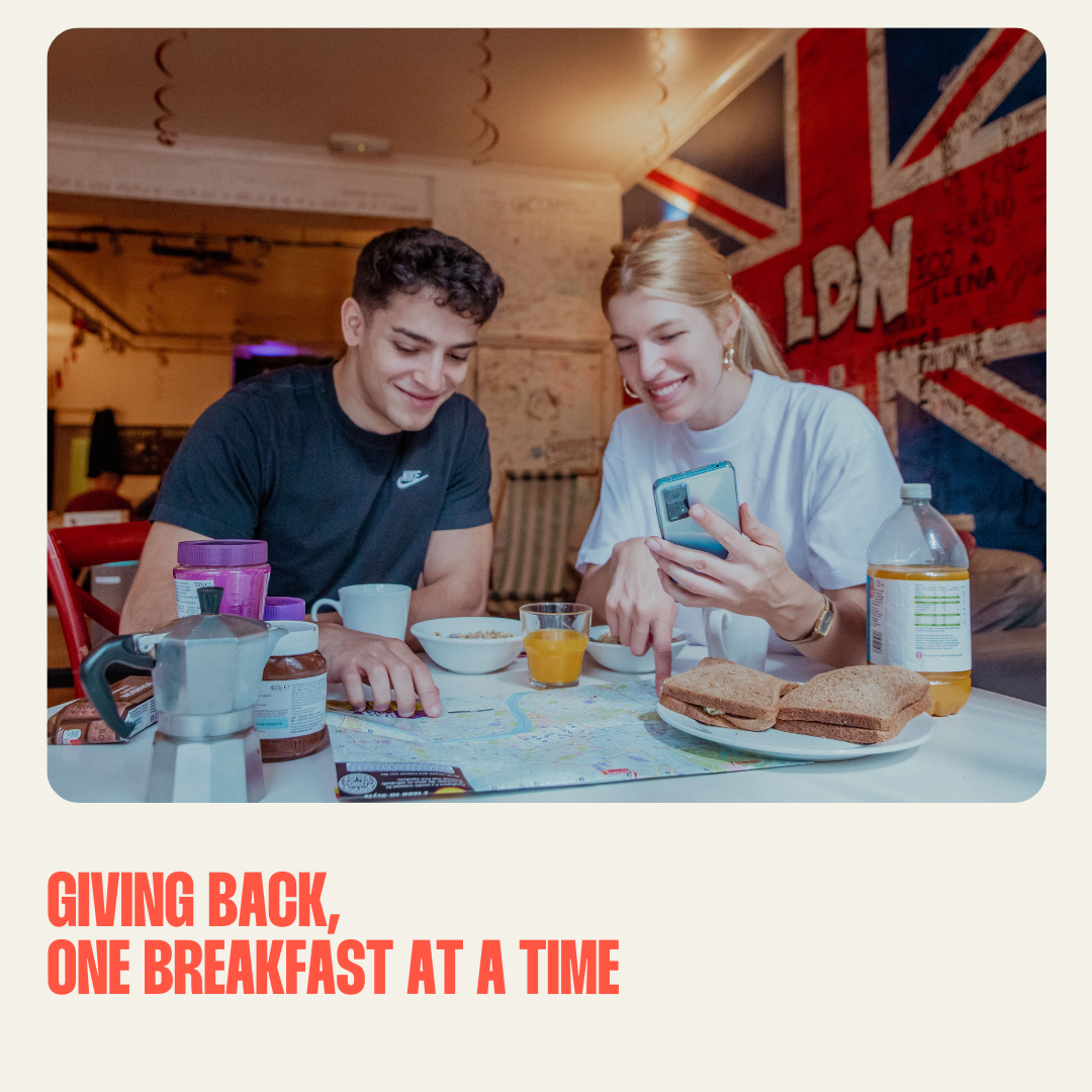 GIVING BACK, ONE BREAKFAST AT A TIME